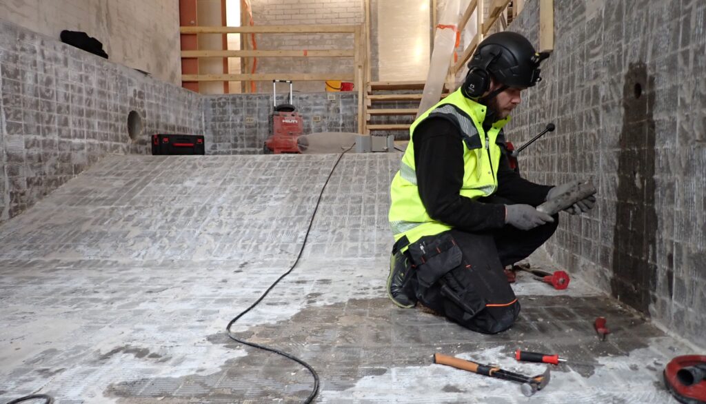 Betonirakenteiden kuntotutkimus uima-allas